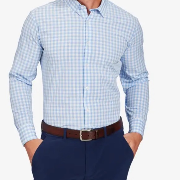 Sophia Visconti Other - Visconti Mens size M Blue and White Dress Shirt Used